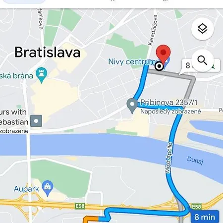 Private 1 Km From Center With Kitchen 公寓 布拉迪斯拉发